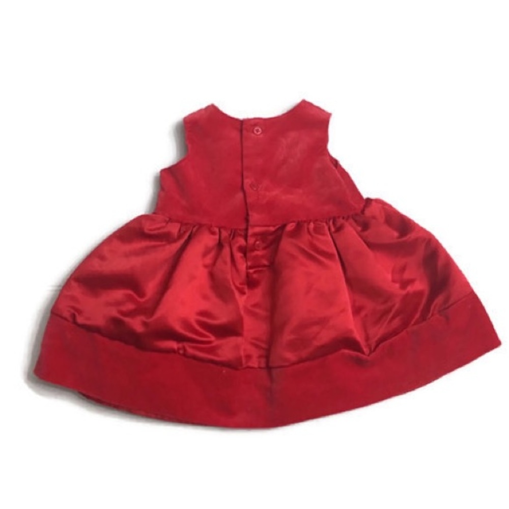Carter’s Red Velvet Dress - Picture 3 of 6